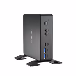 Shuttle XPC Nano PC NC40U, Intel Celeron 7305U, 1x HDMI, 1x DP,1xUSB-C/DP, 6x USB3.2, 1x 2.5" bay, 2x M.2, 1x LAN, RAID, fonctionnement permanent 24/7, attaches VESA - Vue supplémentaire 14