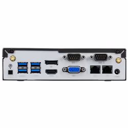 Shuttle XPC slim Barebone DL30N, Intel N100, 1x DDR5, 2x LAN (2x 2.5Gbit), 2xCOM,1xHDMI,1xDP, 1x VGA, fanless, fonctionnement permanent 24/7 - Vue supplémentaire 4