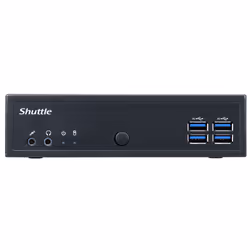Shuttle XPC slim Barebone DL30N, Intel N100, 1x DDR5, 2x LAN (2x 2.5Gbit), 2xCOM,1xHDMI,1xDP, 1x VGA, fanless, fonctionnement permanent 24/7 - Vue supplémentaire 6