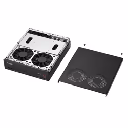 Shuttle Slim PC DH770 , S1700, 2x HDMI, 2x DP , 2x 2.5G LAN, 2x COM, 8x USB, 1x 2.5", 2x M.2, fonctionnement permanent 24/7, attaches VESA - Vue supplémentaire 5