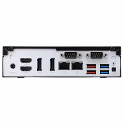 Shuttle Slim PC DH770 , S1700, 2x HDMI, 2x DP , 2x 2.5G LAN, 2x COM, 8x USB, 1x 2.5", 2x M.2, fonctionnement permanent 24/7, attaches VESA - Vue supplémentaire 7