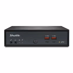 Shuttle Slim AI PC DN11H5 Intel Core Ultra 5 125H, Intel Arc graphics, 2xHDMI, 2x DP, 4x 2.5Gbit LAN, VESA, 24/7, 1,35L mini  ...
