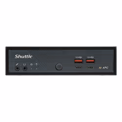 Shuttle Slim AI PC DN11H5 Intel Core Ultra 5 125H, Intel Arc graphics, 2xHDMI, 2x DP, 4x 2.5Gbit LAN, VESA, 24/7