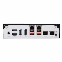Shuttle Slim AI PC DN11H5 Intel Core Ultra 5 125H, Intel Arc graphics, 2xHDMI, 2x DP, 4x 2.5Gbit LAN, VESA, 24/7