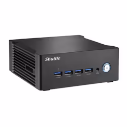 Shuttle Nano PC NA10H7, AMD Ryzen™ 7-8845HS APU, Radeon 780M , 2xHDMI, 2xUSB 4.0 (DP), 2x2.5Gbit LAN, VESA, 24/7, PC de dimen ...