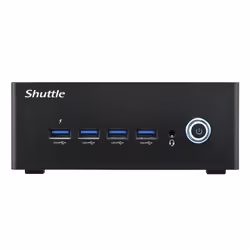 Shuttle Nano PC NA10H7, AMD Ryzen™ 7-8845HS APU, Radeon 780M , 2xHDMI, 2xUSB 4.0 (DP), 2x2.5Gbit LAN, VESA, 24/7 - Vue supplémentaire 5