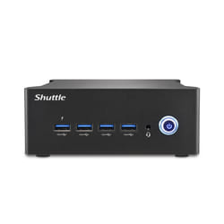 Shuttle Nano PC NT10H5, Intel Core Ultra 5 125H, Intel Arc graphics, 2xHDMI, 2xUSB 4.0 (DP), 2x2.5Gbit LAN, VESA, 24/7