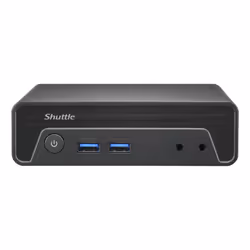 Shuttle Nano-PC NE10N, Intel N100, 1x HDMI, 1x DP, 6x USB, 1x LAN, FANLESS, 24/7, VESA, 0,6L mini PC, Mini PC type barebone,  ...