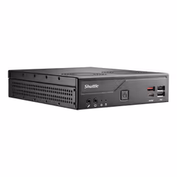 Shuttle Slim PC DH810, S1851, 1x HDMI (2.1), 1x DP, 1x USB-C (DP), 1x 2.5", 2x M.2, 2x LAN (Intel 1G + 2.5G), 2x COM, fonctionnement permanent 24/7, attaches VESA - Vue supplémentaire 3