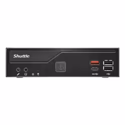 Shuttle Slim PC DH810, S1851, 1x HDMI (2.1), 1x DP, 1x USB-C (DP), 1x 2.5", 2x M.2, 2x LAN (Intel 1G + 2.5G), 2x COM, fonctionnement permanent 24/7, attaches VESA - Vue supplémentaire 4