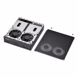 Shuttle Slim PC DH810, S1851, 1x HDMI (2.1), 1x DP, 1x USB-C (DP), 1x 2.5", 2x M.2, 2x LAN (Intel 1G + 2.5G), 2x COM, fonctionnement permanent 24/7, attaches VESA - Vue supplémentaire 6