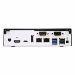 Shuttle Slim PC DH810, S1851, 1x HDMI (2.1), 1x DP, 1x USB-C (DP), 1x 2.5", 2x M.2, 2x LAN (Intel 1G + 2.5G), 2x COM, fonctionnement permanent 24/7, attaches VESA - Vue supplémentaire 7