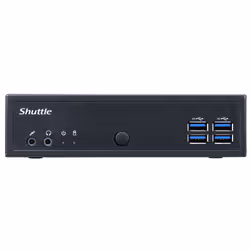 Shuttle XPC slim Barebone DL40N, Intel N150, 1x DDR5, 2x LAN (2x 2.5Gbit), 2xCOM,1xHDMI,1xDP, 1x VGA, fanless, fonctionnement permanent 24/7 - Vue supplémentaire 6