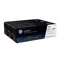 HP Lot de 3 toners authentiques cyan/magenta/jaune LaserJet 131A, 1800 pages, Cyan, Magenta, Jaune, 3 pièce(s)