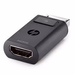 HP Adaptateur DisplayPort 1.4 à HDMI, DisplayPort, HDMI, Noir