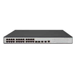 HPE OfficeConnect 1950 24G 2SFP+ 2XGT PoE+ Géré L3 Gigabit Ethernet (10/100/1000) Connexion Ethernet, supportant l'alimentation via ce port (PoE) 1U Gris