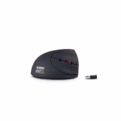 Urban Factory EMR20UF-N, Droitier, Conception verticale, Optique, RF sans fil, 1600 DPI, Noir