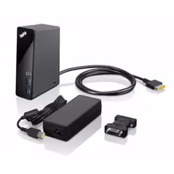 Lenovo ThinkPad OneLink Pro Dock, Avec fil, USB 2.0, 3,5 mm, USB Type-A, 10,100,1000 Mbit/s, Noir