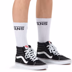 Vans XSEWHT Unisexe Chaussettes classiques Blanc