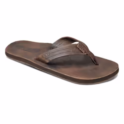 Tongs - Reef - Draftsmen - Cuir - Décapsuleur - Soutien voûte plantaire