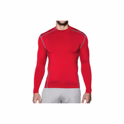 Tee-shirt compression Under Armour ColdGear Rouge - Homme - Football