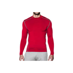 Tee-shirt compression Under Armour ColdGear Rouge - Homme - Football