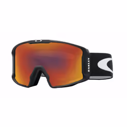 Oakley Line Miner lunette de sports d'hiver Noir Unisexe Rouge Verres sphériques - Vue supplémentaire 5
