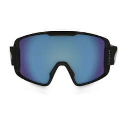 Oakley Line Miner PRIZM lunette de sports d'hiver Noir Hommes Bleu clair Verres (plats) cylindriques