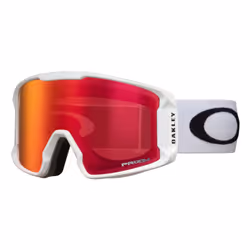 Oakley Line Miner, Double objectif, Blanc, Unisexe, Verres (plats) cylindriques, Carbonic-x, Blanc