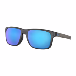 Oakley Holbrook Mix, Adulte, Mâle, Cerclé, Noir, Gris, Verres polarisés, Acier inoxydable