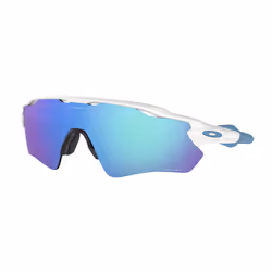 Oakley Radar EV Path, Adulte, Mâle, Demi-contour, Bleu, Blanc, Verres non polarisés, Bleu