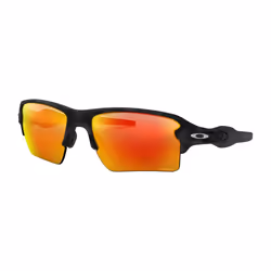 Oakley Flak 2.0 XL Black Camo, Adulte, Mâle, Cintré, Demi-contour, Noir, Gris, Noir, Gris