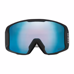 Oakley Line Miner XM lunette de sports d'hiver Noir Unisexe Bleu Verres (plats) cylindriques