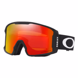 Oakley Line Miner, Double objectif, Noir, Unisexe, Verres (plats) cylindriques, Carbonic-x, Noir