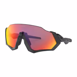 Oakley Flight Jacket, Adulte, Mâle, Cintré, Demi-contour, Noir, Verres non polarisés