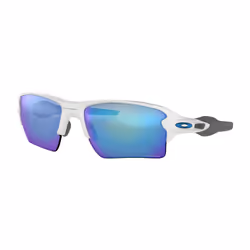 Oakley Flak 2.0 XL, Adulte, Mâle, Cintré, Demi-contour, Blanc, Gris, Blanc