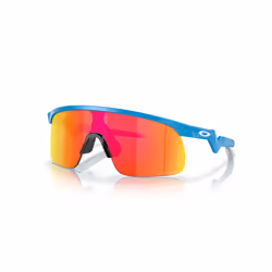 Oakley Resistor, Adulte, Unisexe, Shield, Demi-contour, Bleu, Bleu