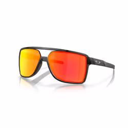 Oakley Castel, Adulte, Unisexe, Rectangulaire, Rectangle, Cerclé, Noir