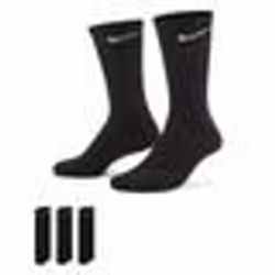 Chaussettes de tennis NIKE U Nk Everyday Cush Crew 3pr - Mixte - Noir