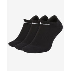 Chaussettes de training invisibles Nike Everyday Cushioned (3 paires) - Noir