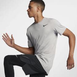 Nike Breathe Tee-shirt Encolure torsadée Manche courte Polyester
