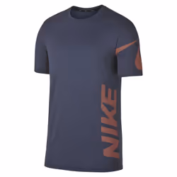 Nike Breathe, Tee-shirt, Adulte, Mâle, Bleu, Rouge, L, SML