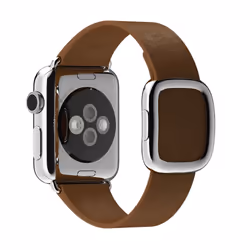 Apple MJ552ZM/A, Bande, Smartwatch, Marron, Apple, Cuir, Acier inoxydable