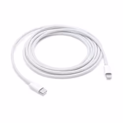 Apple MKQ42ZM, 2 m, Lightning, USB C, Blanc, Droit, Droit