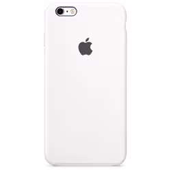 Apple Coque en silicone iPhone 6s Plus - Blanc, Housse, Apple, iPhone 6s Plus iPhone 6 Plus, 14 cm (5.5"), Blanc