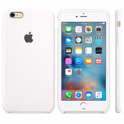 Apple Coque en silicone iPhone 6s Plus - Blanc