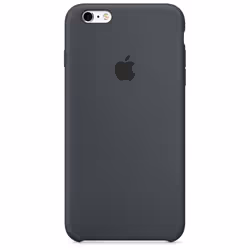 Apple Coque en silicone iPhone 6s - Gris anthracite, Housse, Apple, iPhone 6s iPhone 6, 11,9 cm (4.7"), Gris, Charbon de bois