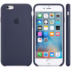 Apple Coque en silicone iPhone 6s - Bleu nuit