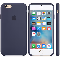 Apple Coque en silicone iPhone 6s - Bleu nuit