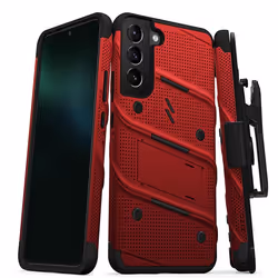 Coque Samsung Galaxy S22+ ZIZO BOLT Bundle - Rouge et Noir